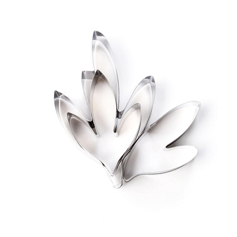 Мягкие конфеты для украшения торта, инструмент из нержавеющей стали, резак для листьев пиона