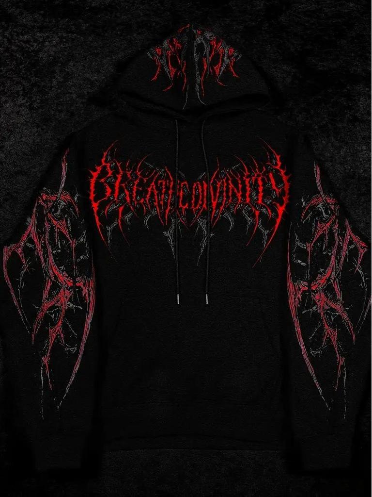 Breathedivinity Мужская толстовка-куртка большого размера с принтом Осень