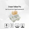 Механические переключатели для клавиатуры Gateron Cream Yellow PRO Silent Tactile Hot-Swappable