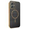 For Motorola Moto G54 5G/G54 Power 5G/G64 5G Phone Case Carbon Fiber Textured Electroplated TPU Back Cover