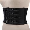 Retro Lady Waist Shape Corset Wide Elastic Faux Leather Belt Stretch Waistband