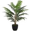 Indoor Artificial Plant 90 Cm Fern Artificial Tree In Pot With Flexible Branches Indoor And Outdoor