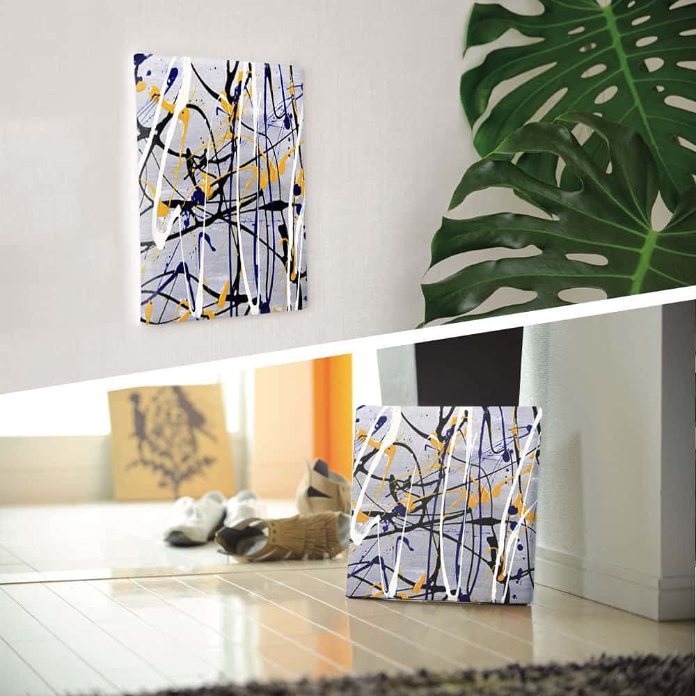 Art Deli Pop Colorful Fabric Wall Art Panel pop-0049-L, 57 x 57 cm