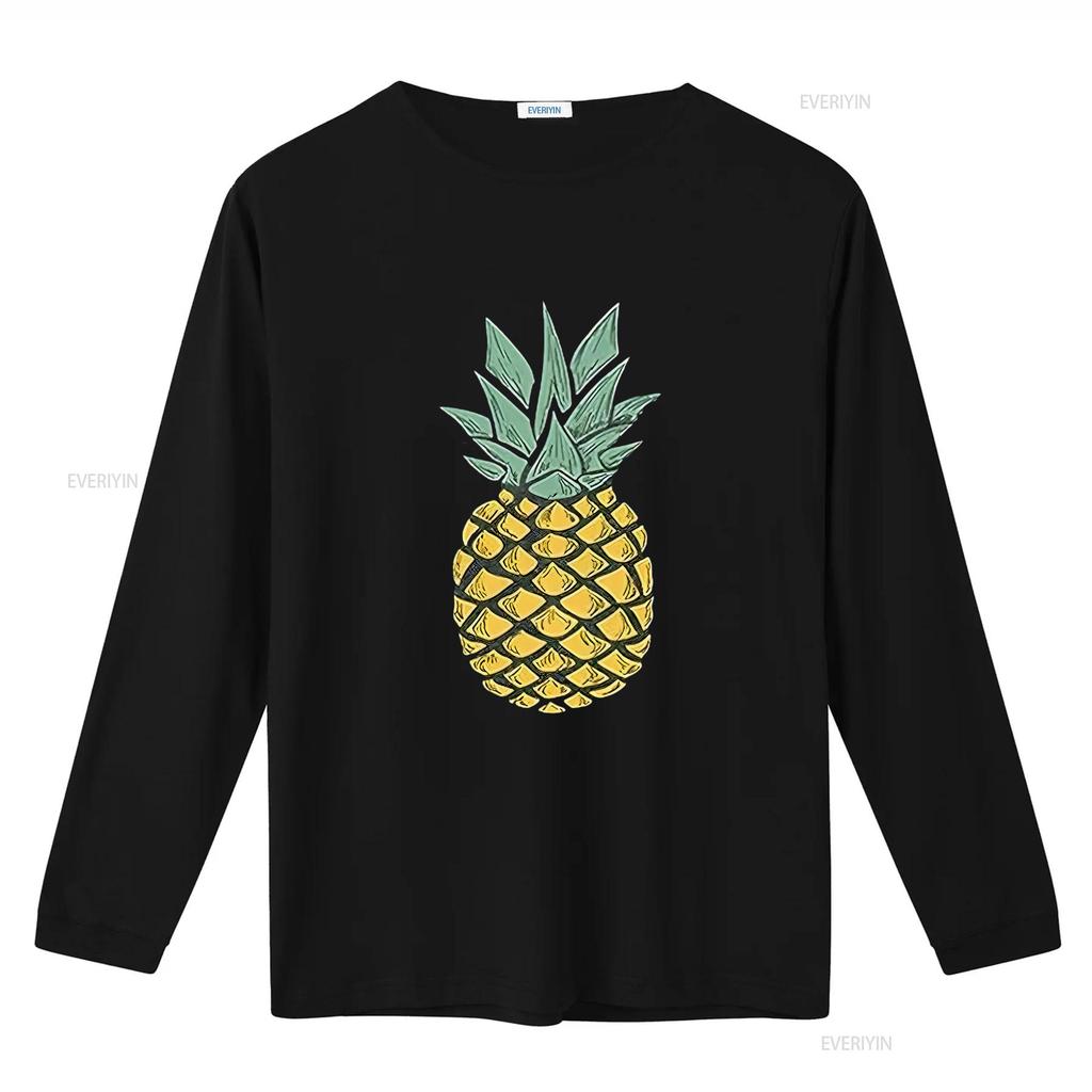 Womens Pineapple T Shirt Cute s Summer Vacation Cotton Aloha Black vintage Washed fashion Versatile Stretched Stylish homme
