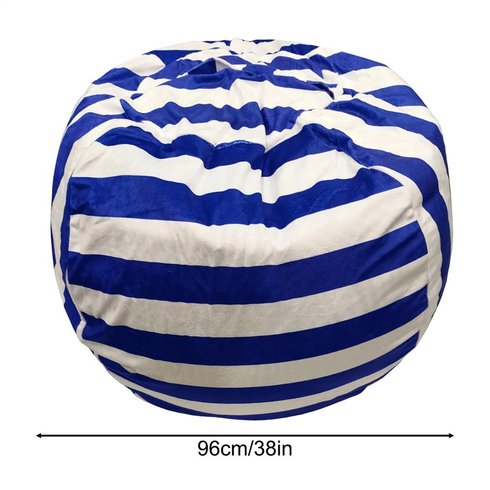 Кресло-мешок для хранения мягких игрушек Детские игрушки на молнии Микрофибра Фланель Дети Детская Плюшевая игрушка Органайзер Большая вместимость