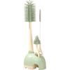 Jolly Life Silicone Baby Bottle Brush + Holder Set Standard, Green, 1 Set