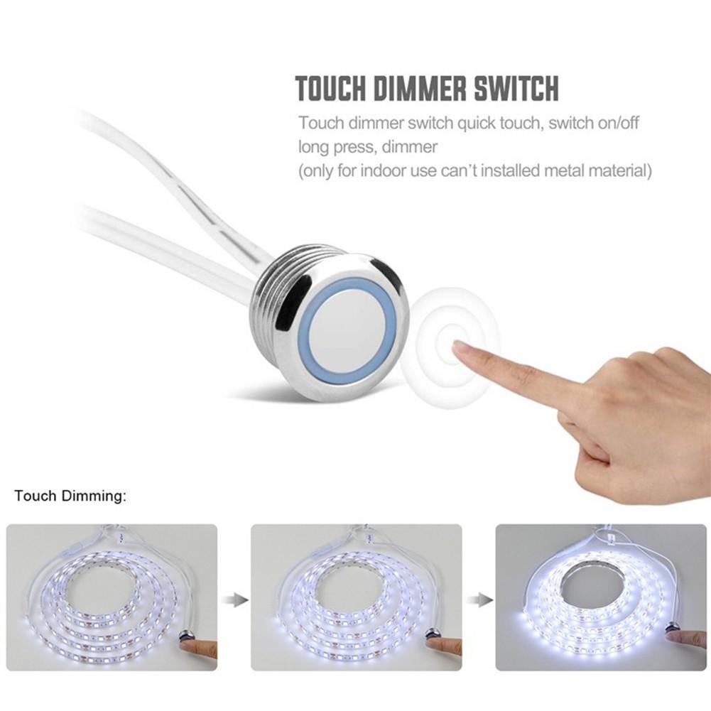 12V Induction Switch Switch LED Dimmer Metal Plastic
