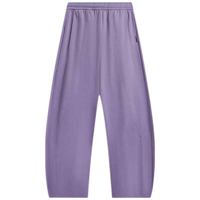 Li-Ning Женские водоотталкивающие повседневные брюки-джоггеры AKLW096 с прямым кроем