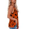 Плюс Размер Женский Летний Новый Сексуальный Безрукавный Жилет Холтер Топ С V-образным Вырезом и Леопардовым Принтом