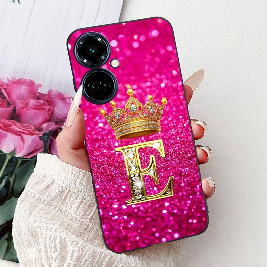 Чехол для Tecno Camon 19 Pro Ударопрочный Корона Буква Мягкий Силикон Funda для Tecno Camon19 Neo 19Pro Задняя Крышка Camon 19NeoFundas