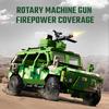 Военная серия патрульная машина сборка строительные блоки MOC автомобиль конструктор набор для мальчиков развивающие игрушки праздничные подарки