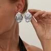 Ingemark 5 Styles Retro Unique Irregular Piercing Stud Earrings Women Fashion Elegant Alloy Earrings Daily Jewelry Accessories