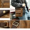 Сумка через плечо из натуральной кожи Premium Sense Crazy Horse Leather Vintage мужская сумка для активного отдыха на открытом воздухе Универсальная сумка через плечо большой вместимости