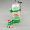 5Pcs Bird Feeder Drinker Plastic Clip Durable Automatic Water Dispenser for Cage Small Birds Parrot Budgie Bird Drink Machine