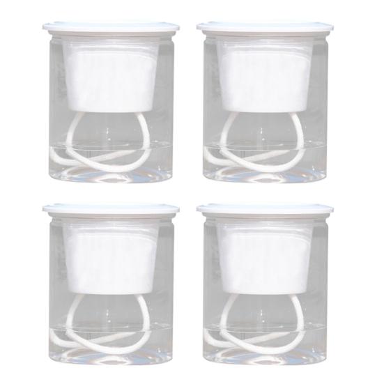 4 комплекта двухслойных цветочных горшков, самопоглощающих, прочных, автоматических, гидропонных, суккулентных, контейнеров для растений