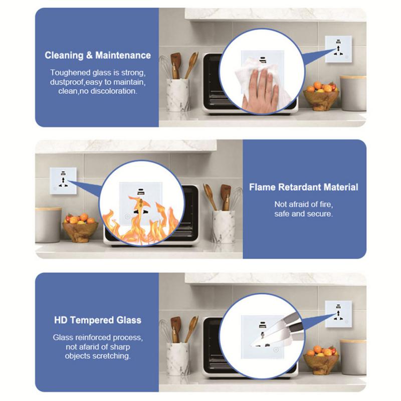 Matter Zigbee Smart Plug Homekit Direct Connection with USB for Smart Home Management
