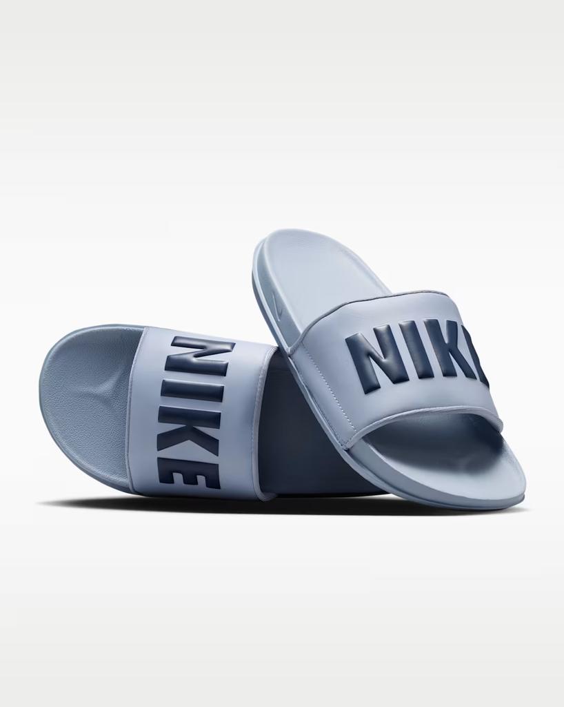 BQ4639-410 Nike Offcourt Шлепанцы Пепельный Сланец/Темно-Синий (Мужской)