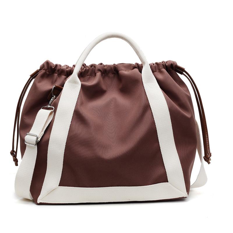 Новая сумка-мессенджер женская сумка-ведро сумка для студента колледжа портативная на плечо сумка для поездок на работу большая вместимость универсальная сумка-тоут