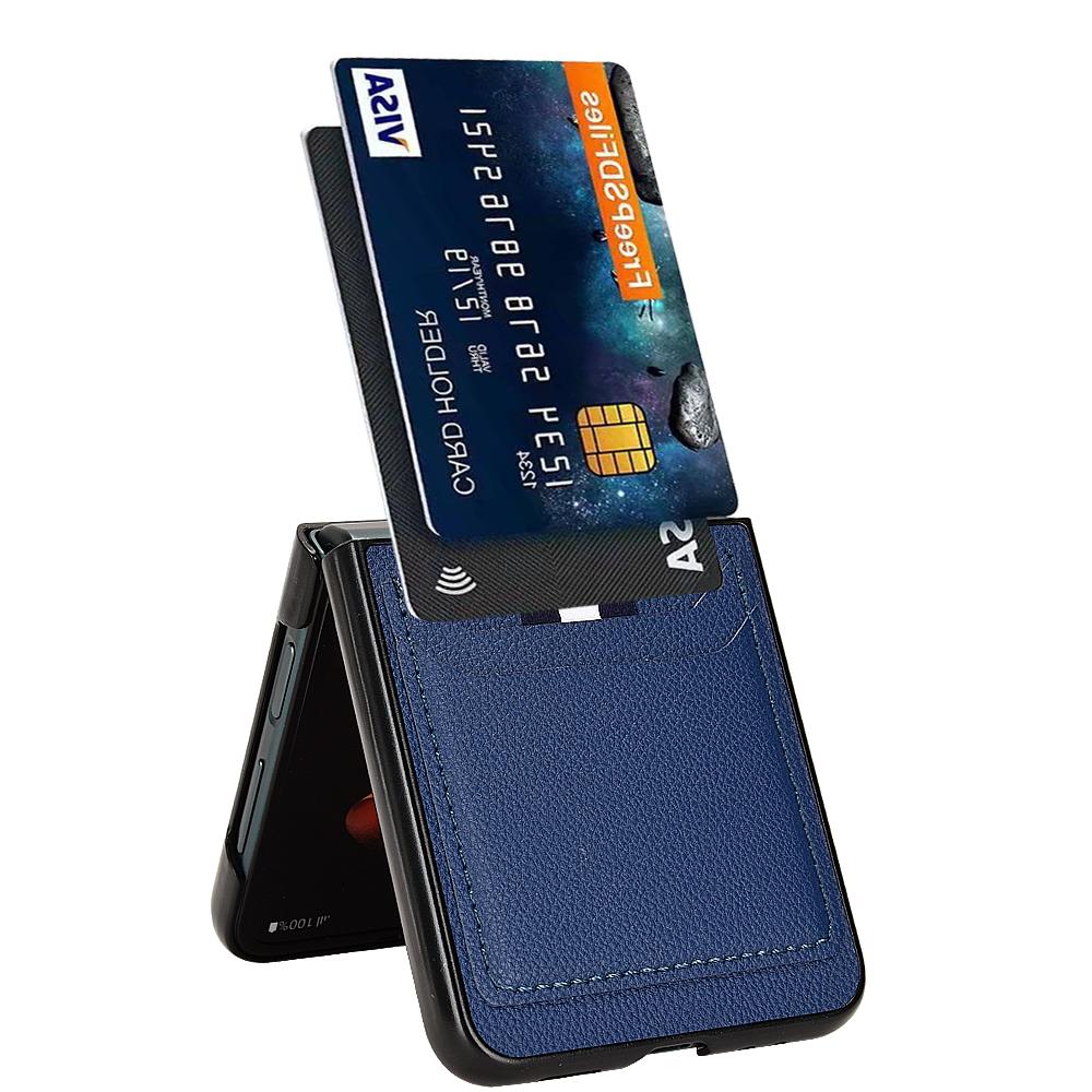 Кожаный чехол с защитой от царапин и слотом для визитных карточек для Samsung Galaxy Z Flip 4 5g Flip3 Flip4 Flip 3 Zflip4 с защитой от пыли чехлы для мобильных телефонов