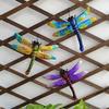 New Metal Dragonfly Wall Decoration Outdoor Courtyard Garden Fence Iron Art  Pendant Home Decoration Crafts