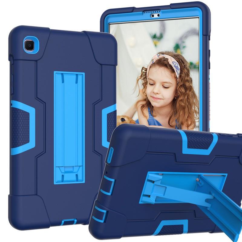 Shockproof Silicone PC Back Cover With Kickstand Galaxy Tab A8 10.5 X205 X200 Multi-Color Options