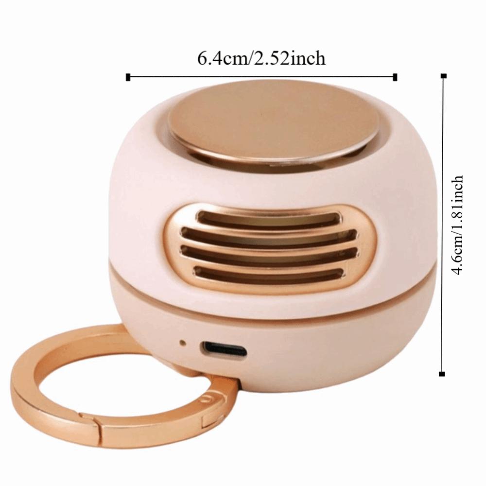 Portable Design Bladeless Fan Lightweight Compact Design Pocket Fan Pocket Size USB Charging USB Rechargeable Fan Daily Use