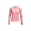 Rush Coldgear Core Long Sleeve Training Top Women Tops Pink 1365721-663