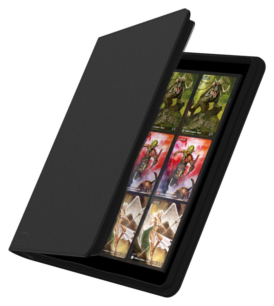 Ultimate Guard QuadRow ZipFolio XenoSkin Black 24-карманный