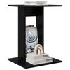 Side Table Black Oak Look 45 x 40 x 62.5 cm