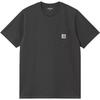 Carhartt WIP Мужская/женская повседневная футболка с коротким рукавом и круглым вырезом с карманом S/S I030434-3IQ-XX