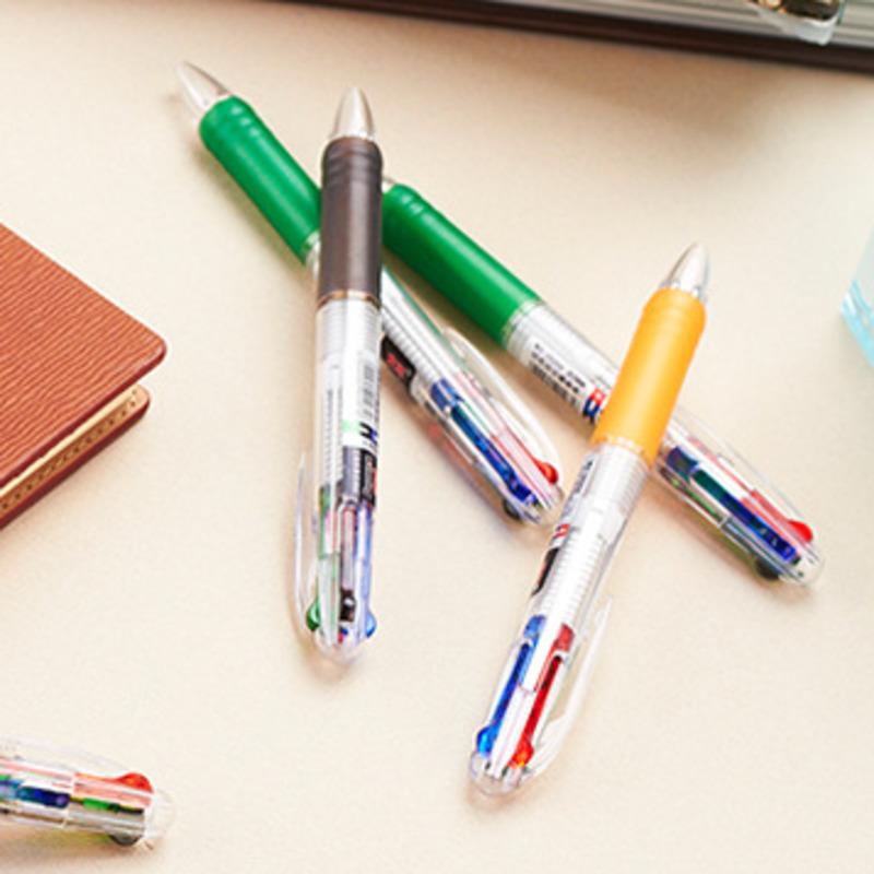 Cute Kawaii Ballpoint Pen For School Office Supplies Creative Stationery Lytwtw's High Quality Novelty Colorful 4 Colors Pretty