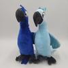 35 см новые плюшевые игрушки из мультфильма «Рио 2» Blue Parrot Blu & Jewel Bird Dolls рождественские подарки для детей плюшевая игрушка