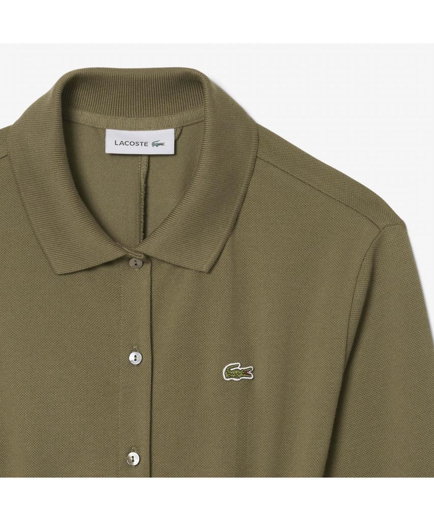 Женское приталенное платье-поло Lacoste с поясом Ef5299-55N E9F
