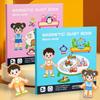 Early Education Digital Color Classification Quiet Paste Book Children's Handmade Materials Puzzle Sticker Book Enlightenment Toys