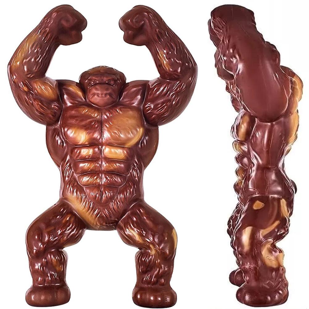 Игрушка для собак «Горилла» Игрушка-грызунок для собак Игрушка для стачивания зубов собак, устойчивая к укусам Нейлоновая игрушка для собак для средних/крупных собак