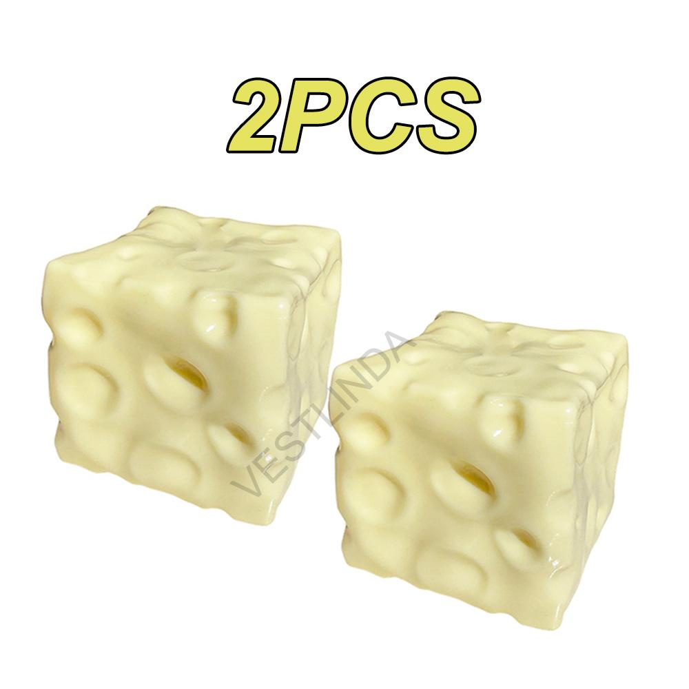 1/2PCS Cheese-like Decompression Ball Shaping Squeezing Toy ASMR Sensory Compression Ball Strong Ductility Release Pressure Gfts