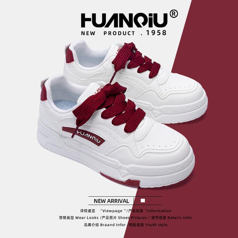 Глобальная женская обувь платформа белая обувь женская ZHQ-HY896 универсальная весна новая легкая студенческая спортивная обувь женская