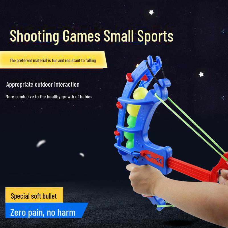 Детский набор «Катапульта из редиса» с луком и стрелами — интерактивная игрушка для родителей и детей, стреляющая мишенью из ЭВА и ватными шариками