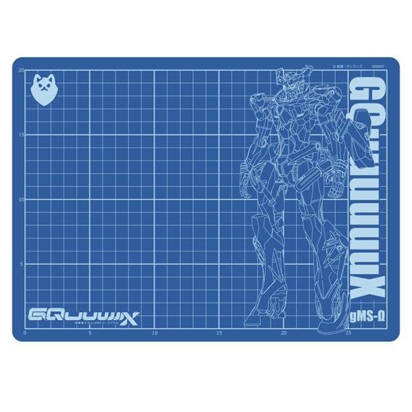 Sun-Star Stationery Mobile Suit Gundam GQuuuuuuX Коврик для резки A4 Топор Зига