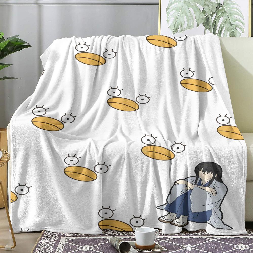 G-Gintama Elizabeth Throw Soft Flannel Throw Summer AC Blanket Lightweight Cool Nap Blanket for Sofa Bed Couch Travel