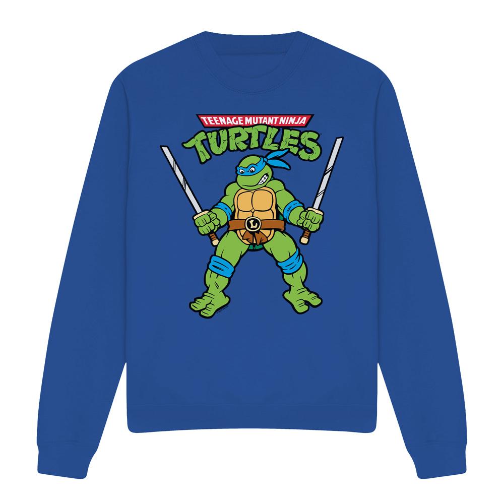 Teenage Mutant Ninja Turtles Толстовка Leonardo Retro для взрослых унисекс