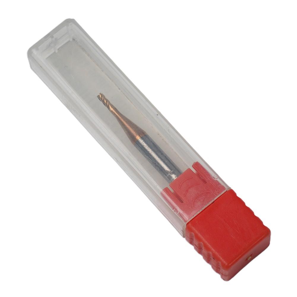 1,5 мм x 10 мм x 4 мм x 50 мм карбидная фреза с покрытием AlTiSin с 4 канавками и квадратным хвостовиком