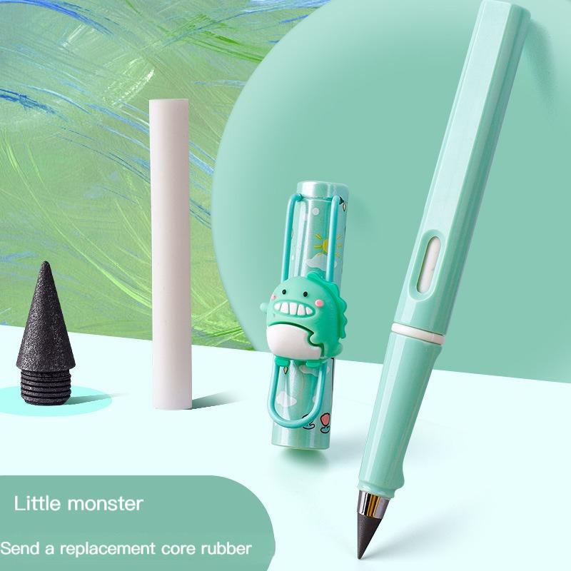 Милые животные, неограниченное количество письменных вечных волшебных карандашей без чернил, ручка для письма, художественный инструмент для рисования эскизов, детские канцелярские принадлежности