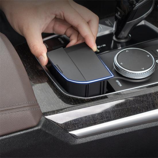 Convenient Central Console Storage Box with Lid For BMW X3 X4 X5 X6 X7 -