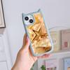 Мягкий чехол для телефона с кошачьими ушками для iPhone 16 15 14 13 12 11 Pro Max Plus XR TPU Anti-Drop Прозрачная акриловая задняя крышка NY37 Новый год Счастливого Рождества