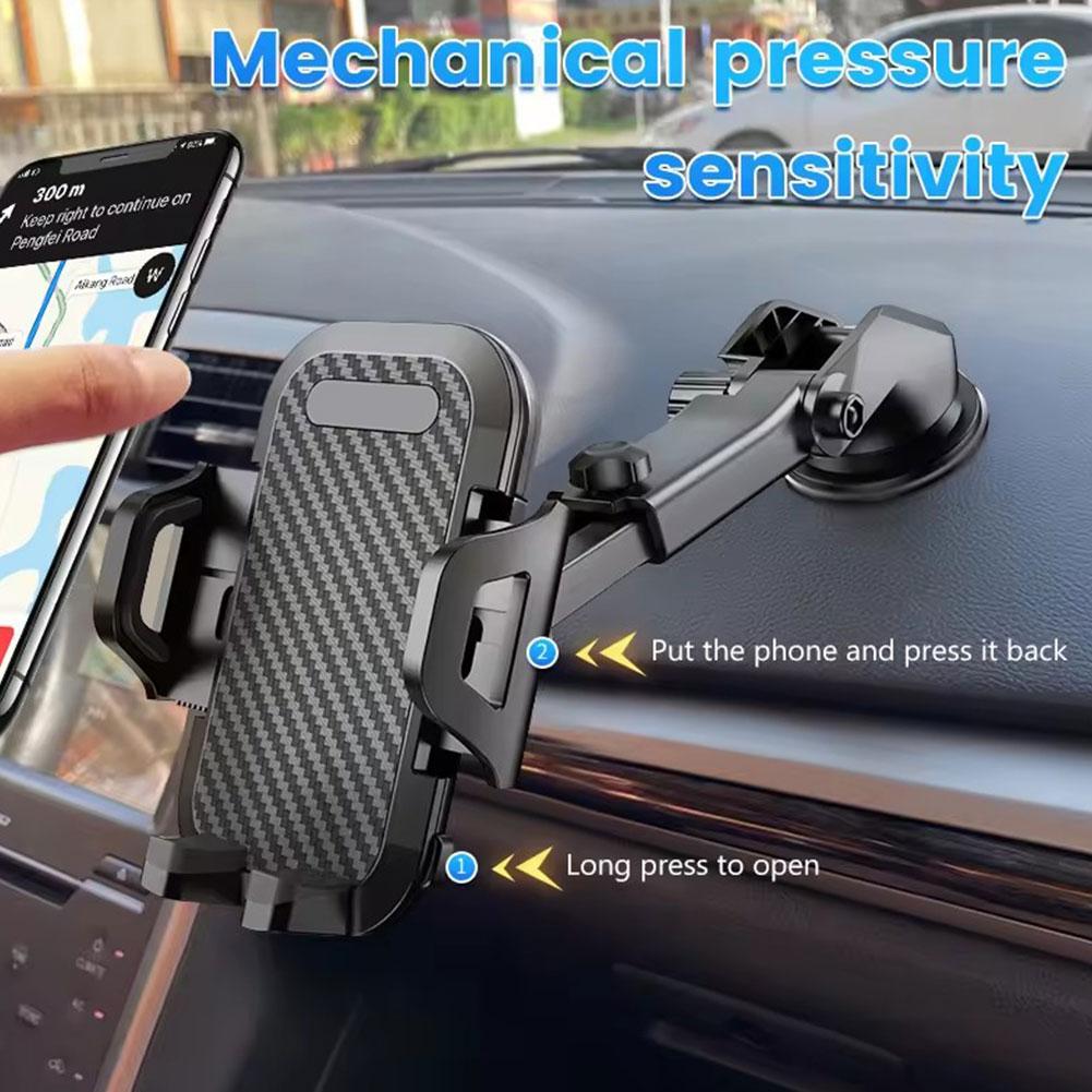 Автомобильный держатель для телефона на присоске, подставка на присоске, поддержка смартфона, мобильного телефона в автомобильном кронштейне для iPhone Xiaomi Huawei Samsung