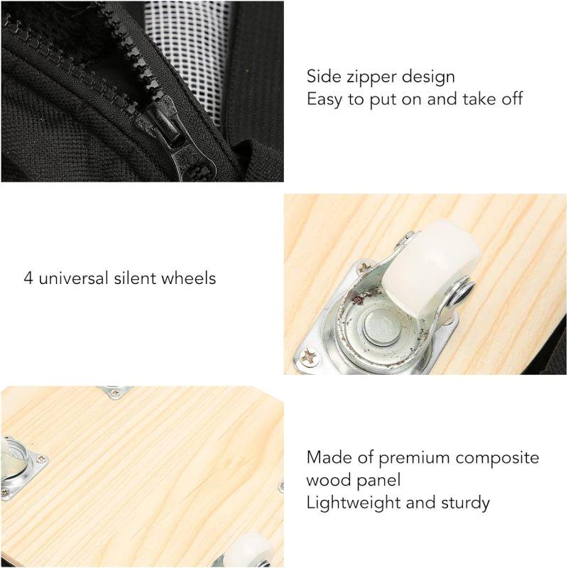 Dog Cat Wheelchair for Back Legs, Pet Walking Scooter with Silent Wheels, Disabled Dog Cat Assist Scooter, Your Pet Chest and Limbs