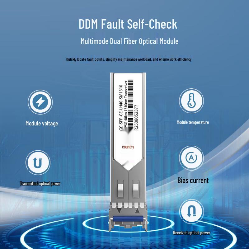 Guoyi 1G Гигабитный Одномодовый Оптический Модуль SFP