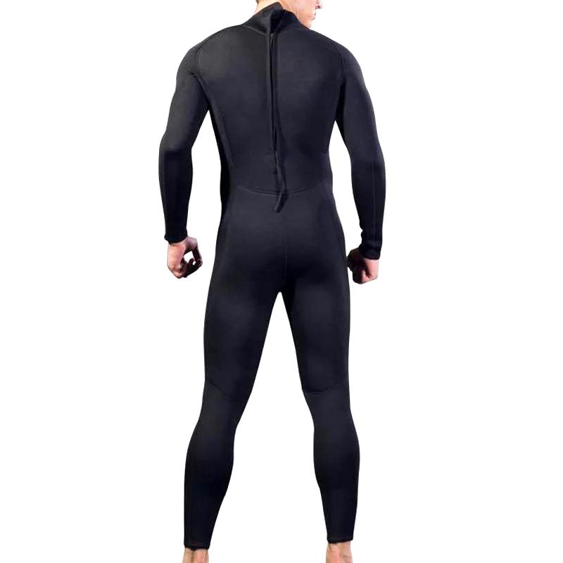 3mm One-piece Swimsuit Full Long Sleeve Diving Suit Back Zipper Swimsuit for Scuba Diving Surf