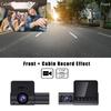 Мини DVR 3-канальный 2,4-дюймовый Видеорегистратор для автомобиля Full HD Авторегистратор Видеокамера DashCam